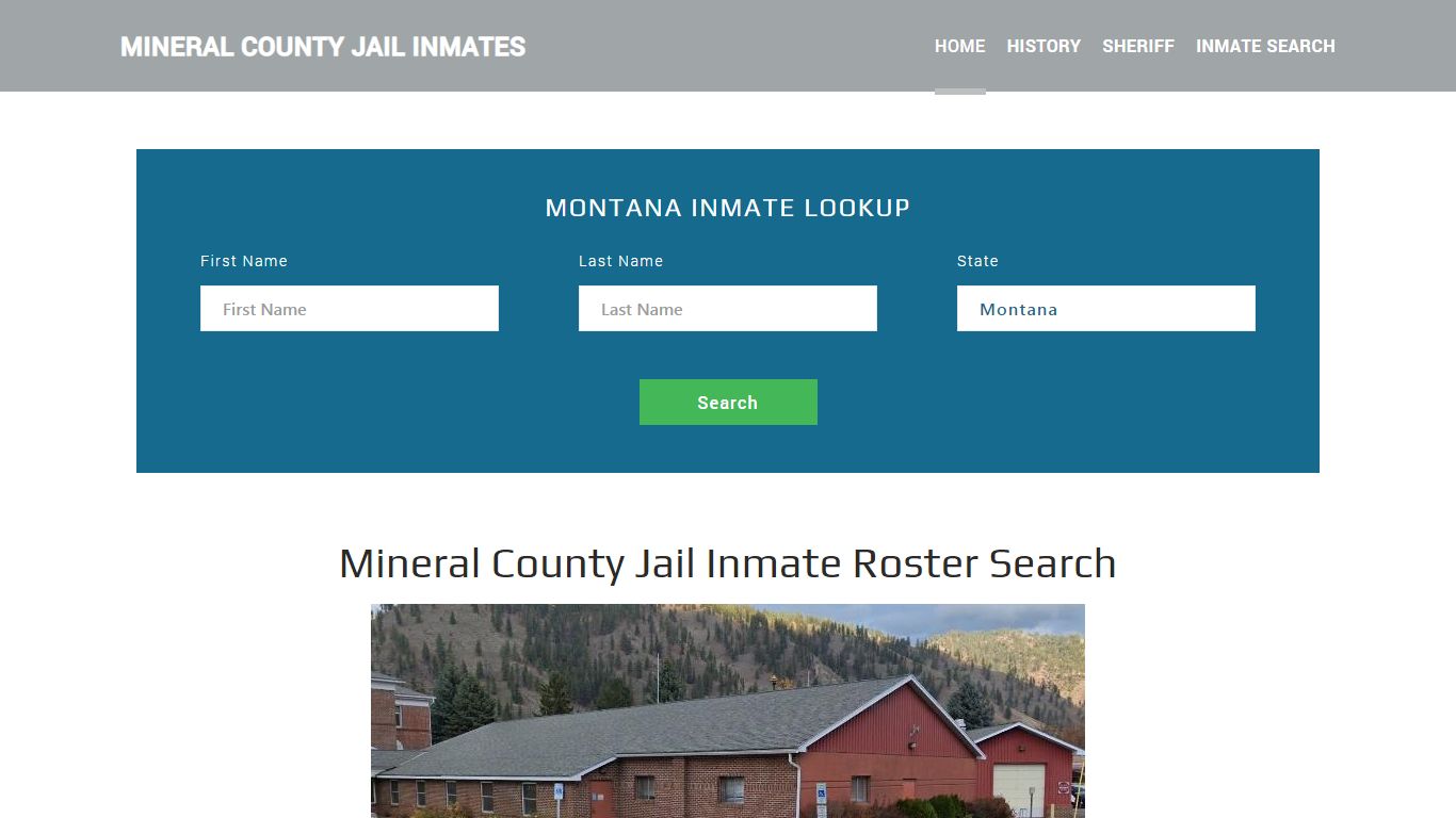 Mineral County Jail Inmate Roster Lookup, Superior, MT